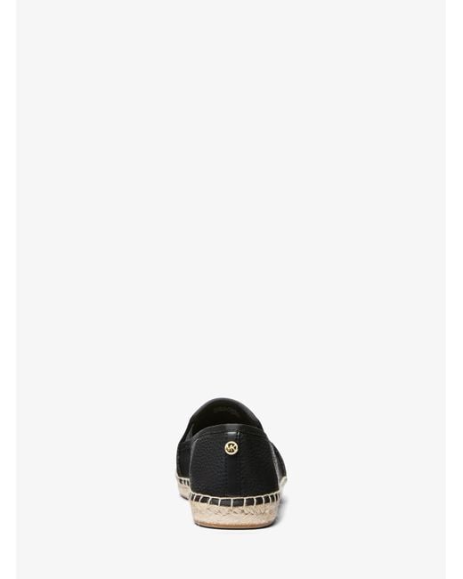 Michael Kors Outlet White Mk Hastings Slip-On Espadrille