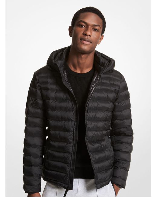 Michael Kors Black Packable Quilted Puffer Jacket for men