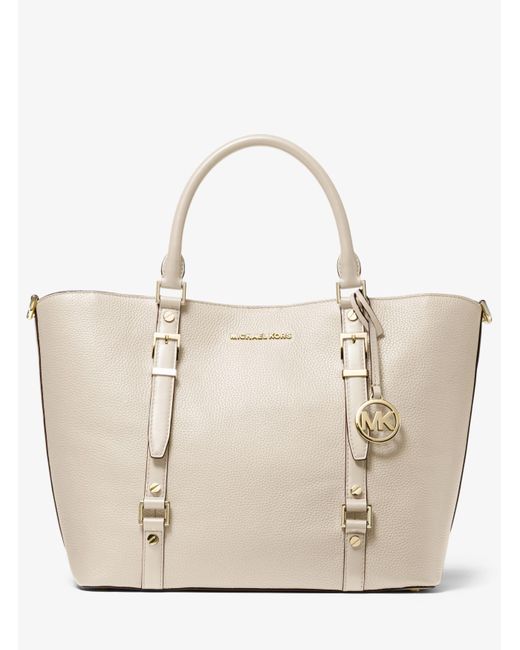 MICHAEL Michael Kors Bedford Legacy Large Pebbled Leather Tote Bag in ...