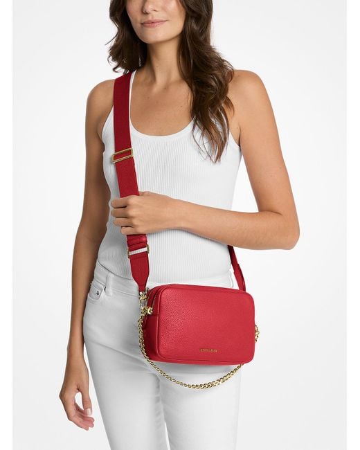 Mk Camera Bag A Tracolla Bryant Media di MICHAEL Michael Kors in Red