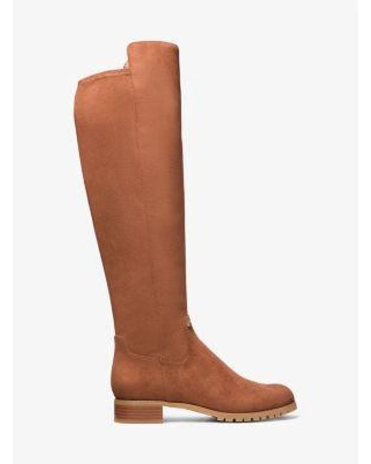 Michael Kors Brown Britt Riding Boot
