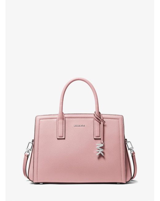 Mk Borsa A Mano Laila Media di MICHAEL Michael Kors in Pink