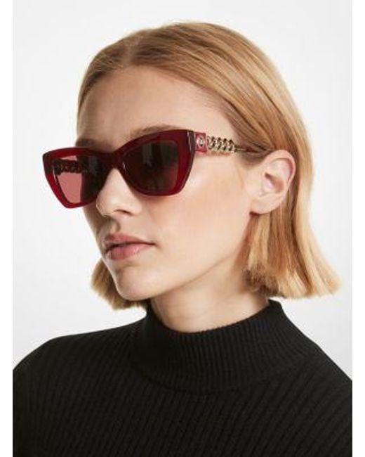 Michael Kors Red Montecito Sunglasses