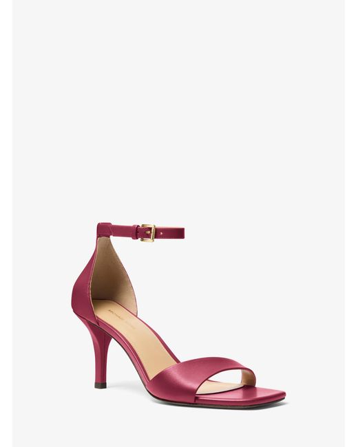MICHAEL Michael Kors Pink Mk Jaida Leather Sandal