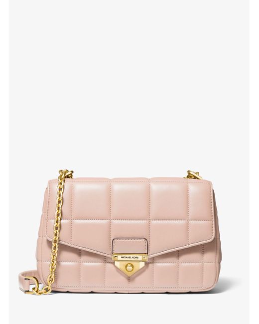 Borsa a spalla SoHo grande in pelle trapuntataMichael Kors in Pelle di  colore Rosa | Lyst