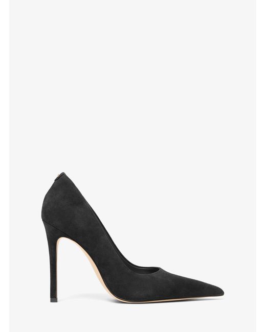 MICHAEL Michael Kors Black Mk Elyse Suede Pump