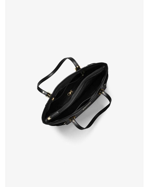 Michael Kors Leather Voyager East West Tote Bag Black - Save 39% - Lyst