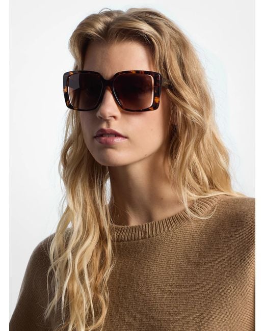 Michael Kors Brown Bellamonte Sunglasses