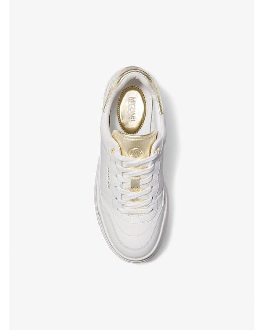 Mk Basket Hayes En Cuir À Semelle Compensée MICHAEL Michael Kors en coloris White