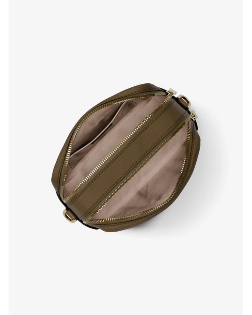 MICHAEL Michael Kors Green Mk Bryant Medium Nylon Camera Crossbody Bag