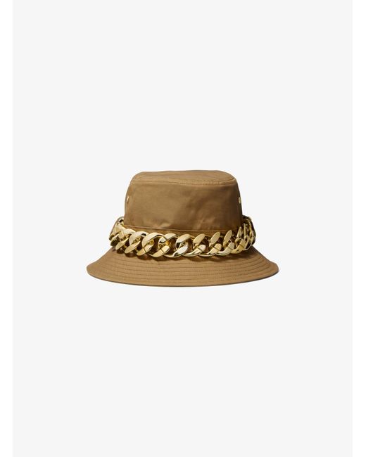 Michael Kors Natural Chain Link Cotton Bucket Hat