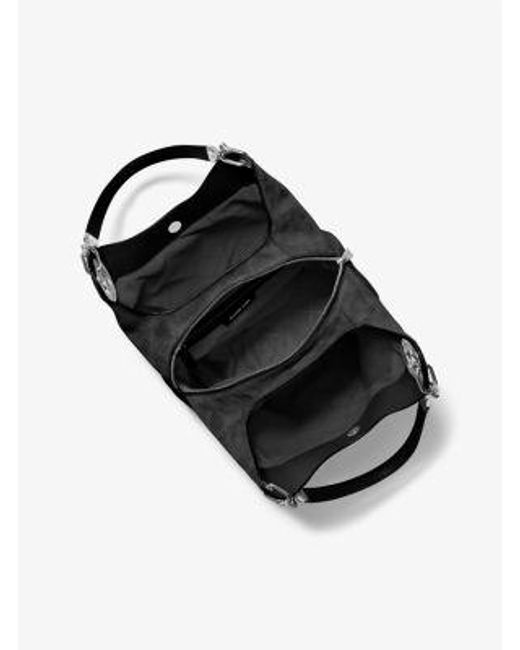 Mk Borsa A Spalla Lillie Grande di MICHAEL Michael Kors in Black