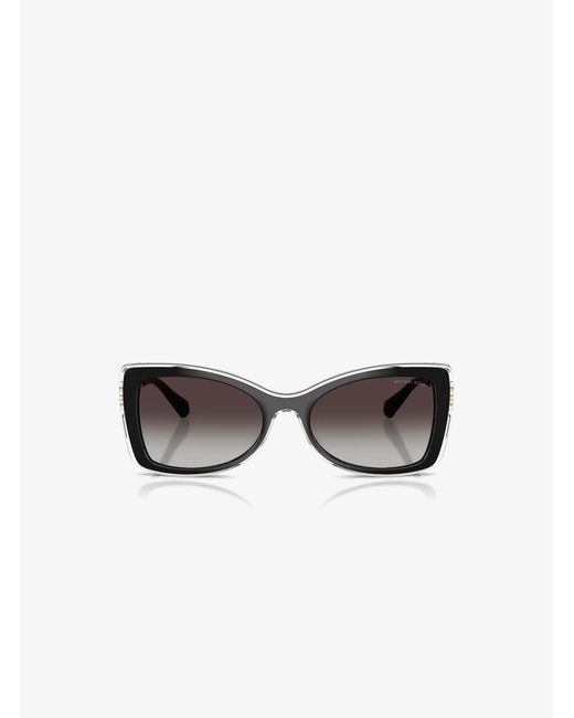 Michael Kors White Mk Malaga Sunglasses