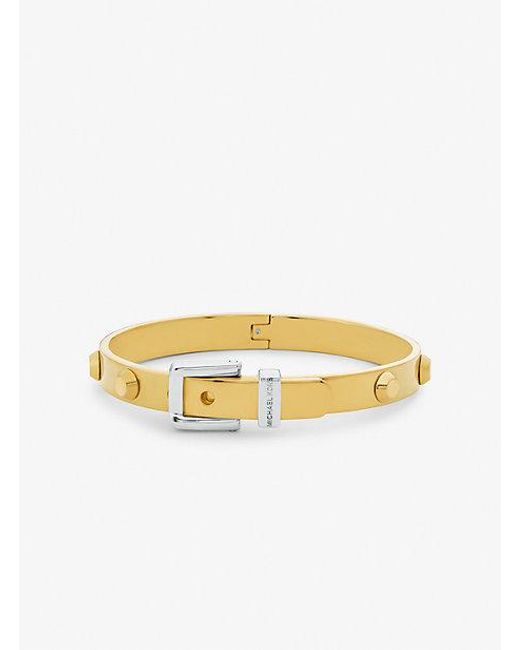 Michael Kors Metallic Colby Buckle Bangle Bracelet