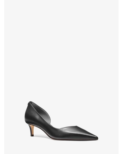 MICHAEL Michael Kors White Mk Elyse Leather Pump