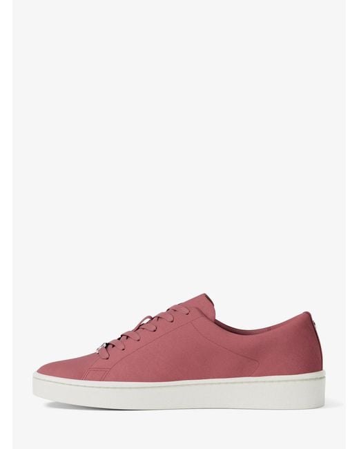 Michael Kors Pink Keaton Suede Sneaker