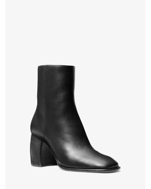 MICHAEL Michael Kors Black Maude Leather Boot