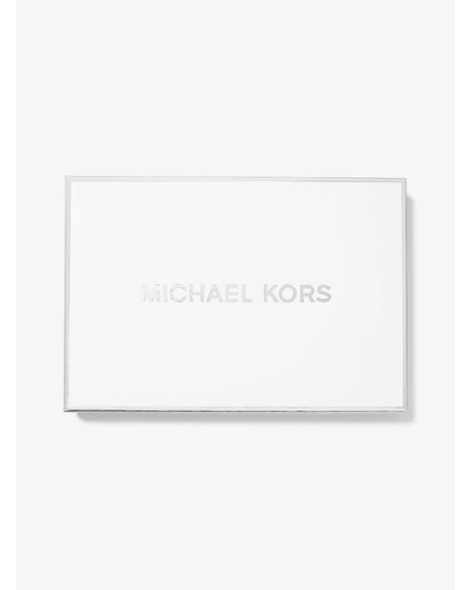 MICHAEL Michael Kors White Small Quilted Leather Wallet