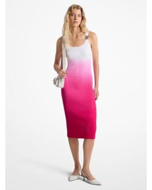 マイケルコース★Ribbed Stretch Viscose Blend Dress Ribbed Stretch Viscose Tank Dress | Michael Kors [US]