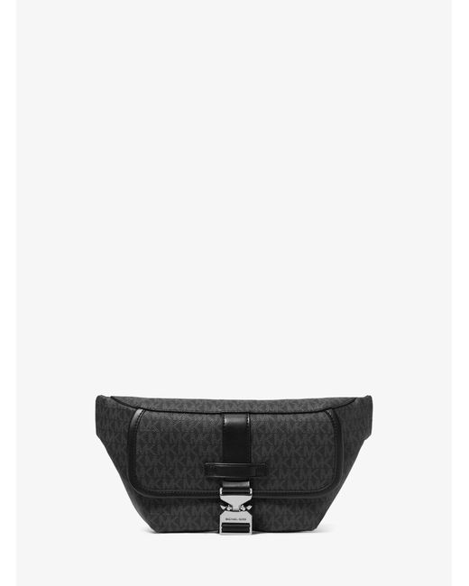 Michael Kors Gray Mk Hudson Signature Logo Sling Pack for men