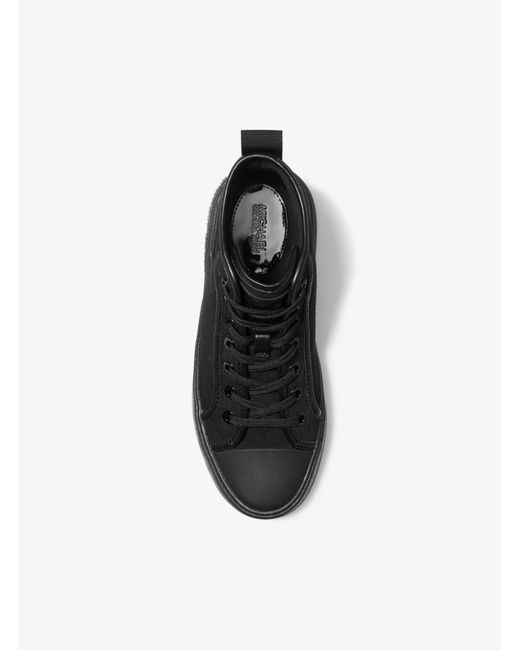 Sneaker alta Evy in tela di Michael Kors in Black