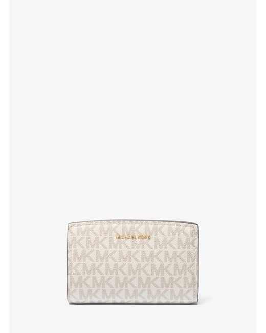 MICHAEL Michael Kors Natural Mk Bryant Medium Signature Logo Wallet