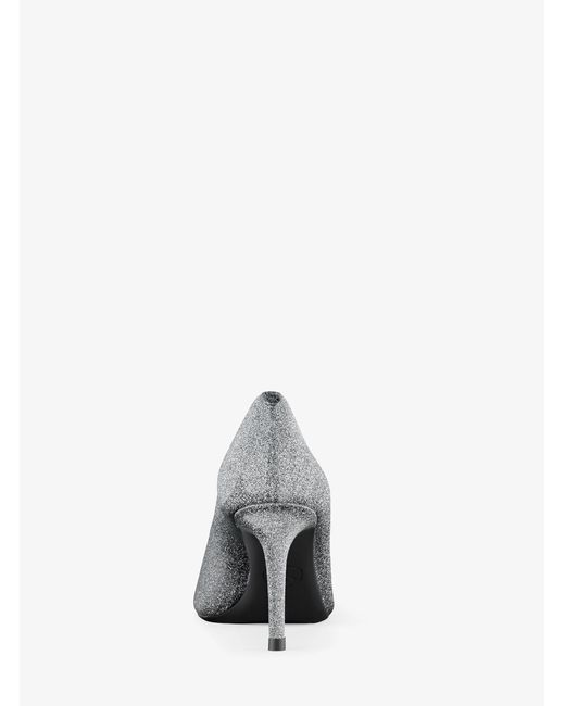 MICHAEL Michael Kors Blue Mk Alina Glitter Embellished Leather Pump
