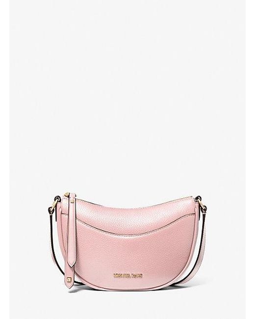 Pink michael kors crossbody sale