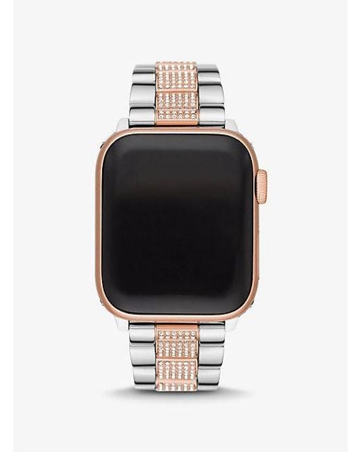 Michael Kors Multicolor Pavé Two-tone Strap For Apple Watch®