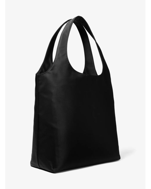 Michael Kors Black Mk Hudson Nylon Tote Bag for men