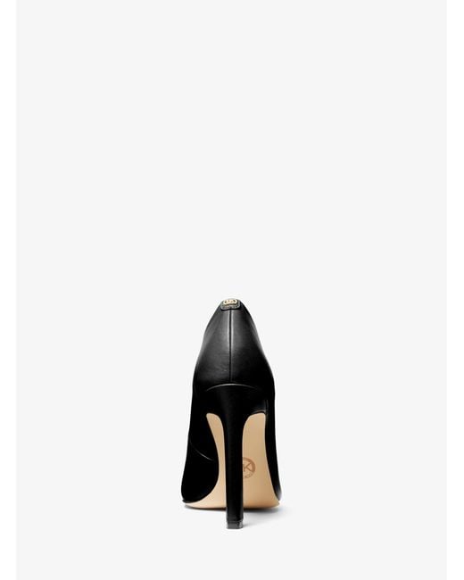 Michael Kors Black Mk Amara Leather Pump
