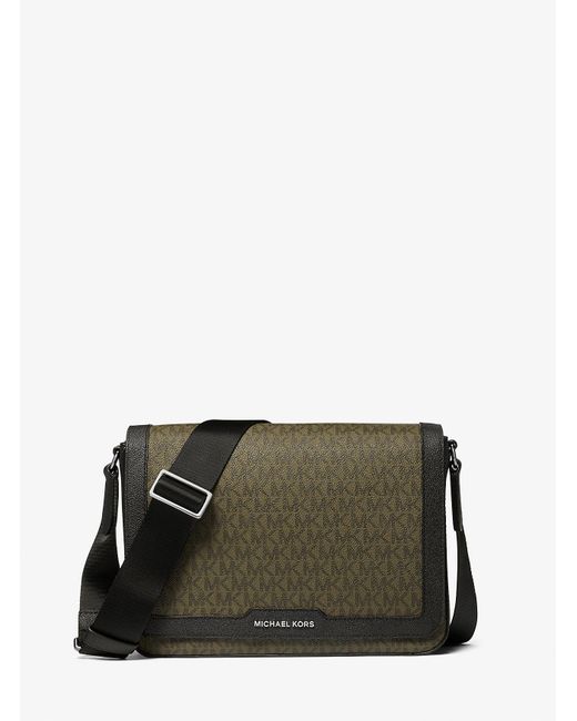 Mk Borsa A Tracolla Hudson Con Logo di Michael Kors in Green da Uomo