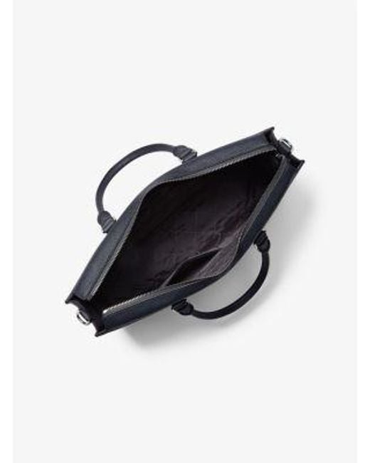 Michael Kors Blue Cooper Signature Logo Briefcase for men