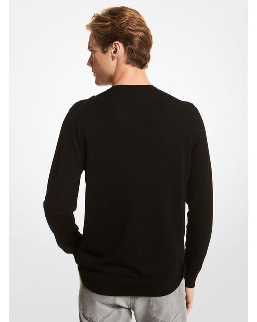 michael kors merino wool sweater