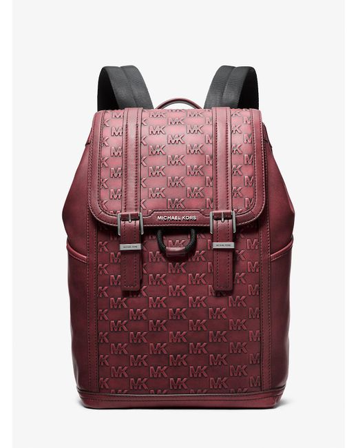 Mk Zaino Colby Medio di Michael Kors in Red da Uomo