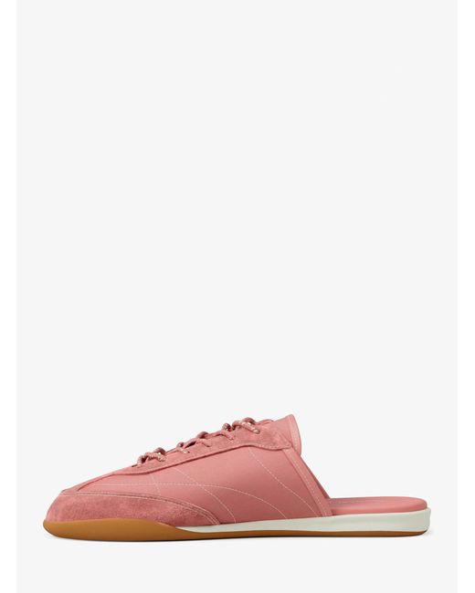 MICHAEL Michael Kors Pink Nolan Nylon And Suede Mule