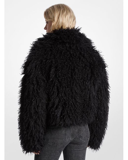 MICHAEL Michael Kors Black Michael Notch Collar Peacoat Jacket