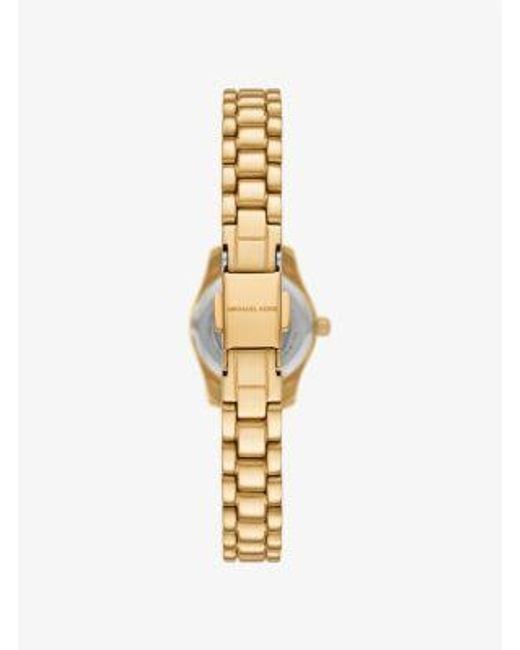Michael Kors White Petite Lexington Pavé-Tone Watch And Jewelry Gift Set