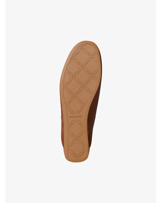 Michael Kors Brown Mk Cady Suede Mule