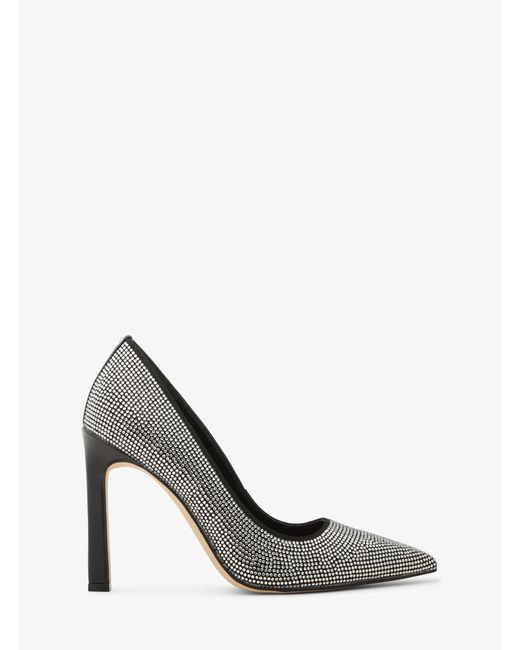 MICHAEL Michael Kors White Amara Embellished Pump