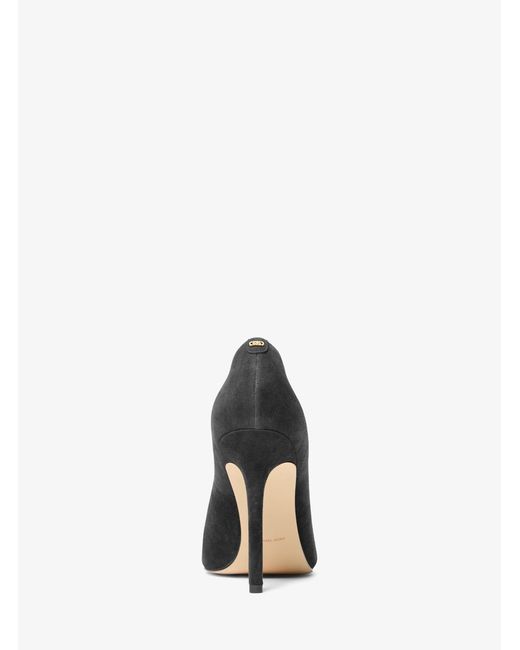 MICHAEL Michael Kors Black Mk Elyse Suede Pump