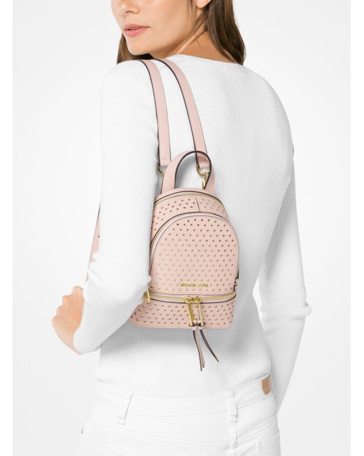 Michael Kors Mk Rhea Mini Perforated 