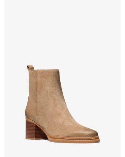 Michael Kors Natural Lex Suede Boot