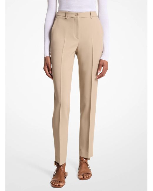 Michael Kors Natural Crepe Sable Samantha Pant