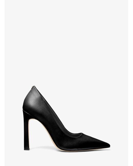 Michael Kors Black Mk Amara Leather Pump