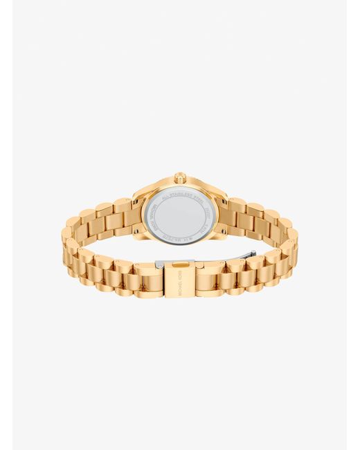 Michael Kors Metallic Petite Lexington Pavé-Tone Watch