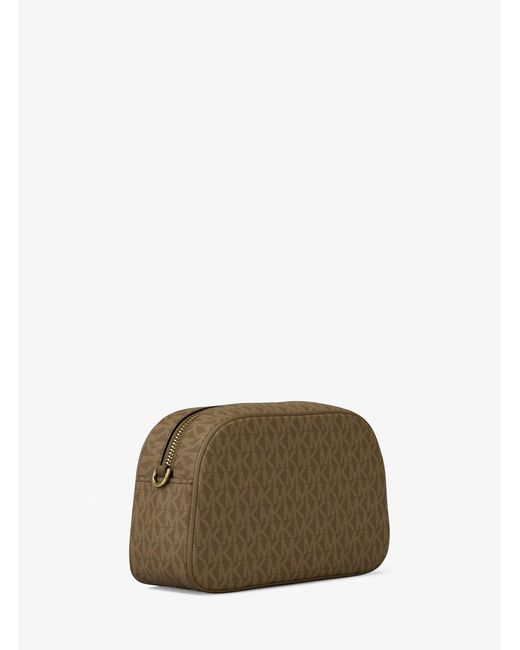 MICHAEL Michael Kors Green Mk Jet Set Small Signature Logo Camera Crossbody Bag
