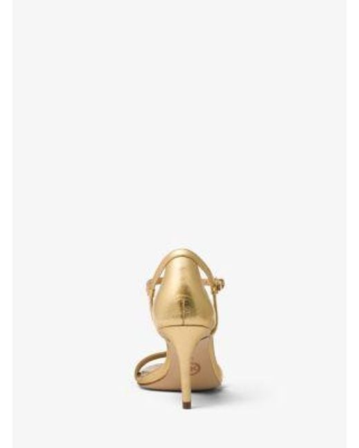 Michael Kors Simone Metallic Sandal