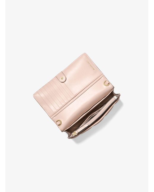 Michael Kors Small Quilted Leather Smartphone Crossbody Bag in