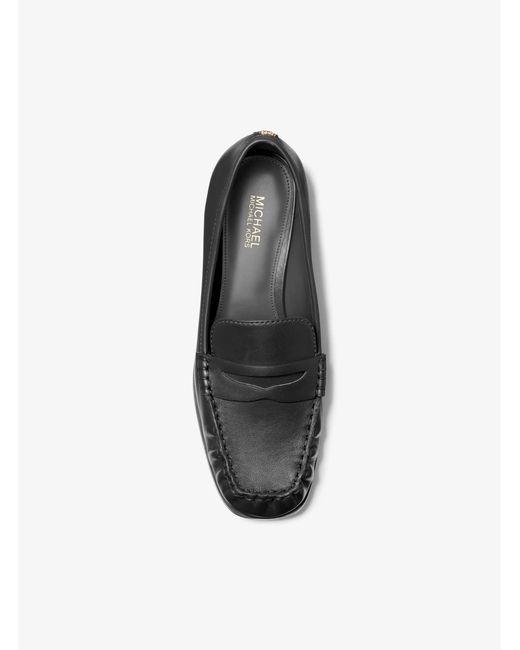 MICHAEL Michael Kors White Mk Carlson Leather Loafer